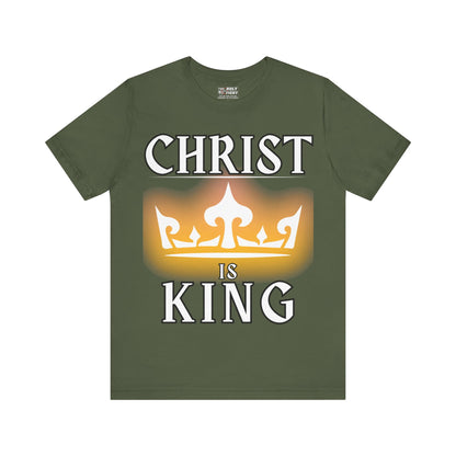 The Holy Fight “Christ is King” Christian T-Shirt – Shining Crown of Faith and Victory