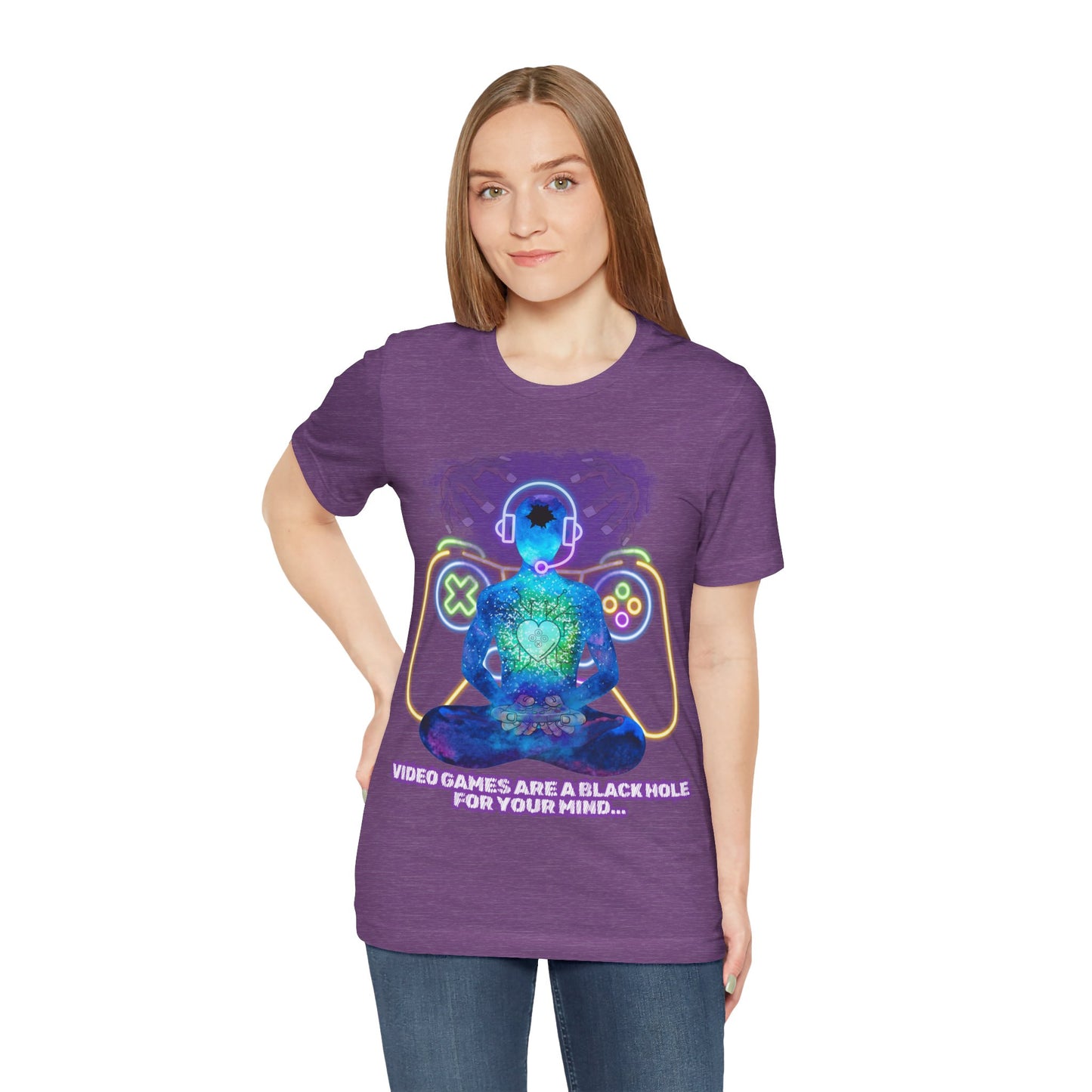 "Video Games & The Mind T-Shirt | Spiritual Awareness Apparel by The Holy Fight"