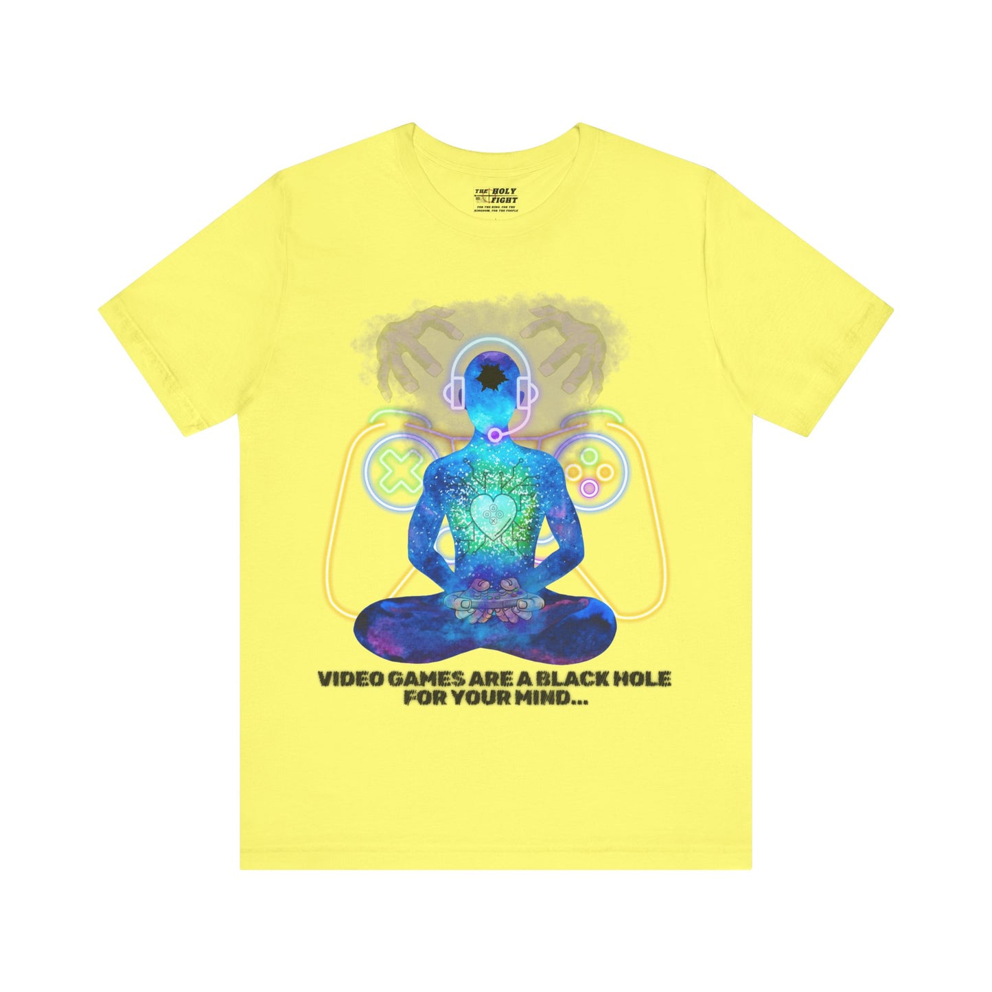 "Video Games & The Mind T-Shirt | Spiritual Awareness Apparel by The Holy Fight"