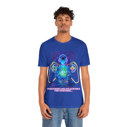 "Video Games & The Mind T-Shirt | Spiritual Awareness Apparel by The Holy Fight"